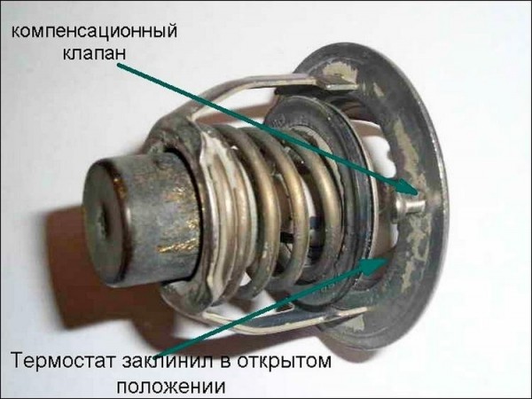 Tемпература двигателя не поднимается до рабочей