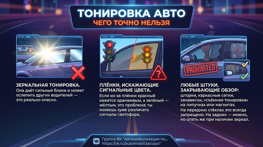 Тонировка авто