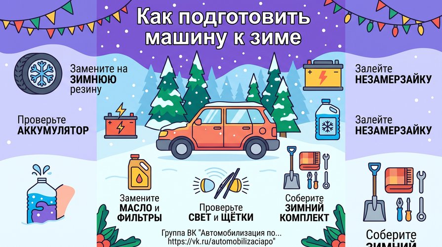 машину к зиме